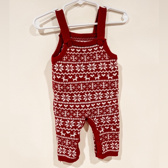 Sweater Knit Overalls - Picture 1 of 2